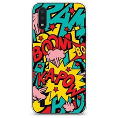 Силиконовый чехол "Постер pop art" на Samsung Galaxy A01 / Самсунг Гэлакси А01 Case Place