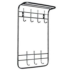 Вешалка настенная Комус черная