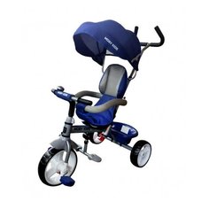 Велосипед Moby Kids 3кол. 3 в 1 Blitz 10x8 EVA, синий