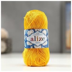ALIZE Пряжа "Miss" 100% мерсеризованный хлопок 280м/50гр (216 цыпленок)