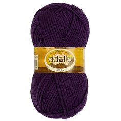 Пряжа Adelia Aria, 100% акрил, 5*100 г, 100+-5 м, №13, темно-фиолетовая (""ARIA"")