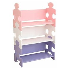 Система хранения KidKraft "Пазл", пастель (Puzzle Bookshelf – Pastel) (14415_KE)