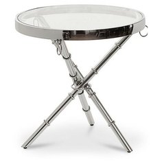 Столик журнальный Garda Decor 13RX6035, d: 55 см, silver