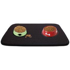 Коврик под миску 370x600 мм коричневый SDS Exclusive