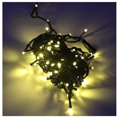 Гирлянда Sh Lights DC-ILD120, 1200 см, 120 ламп, золотые диоды/черный провод