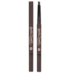 Holika Holika карандаш для бровей Wonder Drawing 24hr Auto Eyebrow, оттенок 02 dark brown