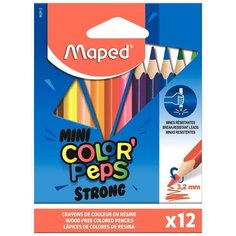 Maped Карандаши цветные Colorpeps mini strong 12 цветов (862812)