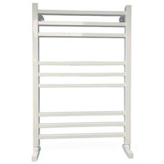 Полотенцесушитель Ника MODERN ЛМ-5 80/50 RAL9016 белый матовый с вентилями (комплект люкс) Nika