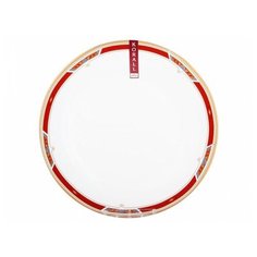 Тарелка плоская 20см Орнамент LFBP80/6-161111 Коралл