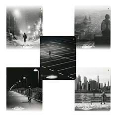 Альт Тетрадь а5 48 листов. альт скоба, клетка, soft touch, фольга, бумага 70 г/м2, город ангелов , 7-48-821, 10 шт.