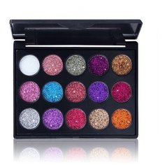 CmaaDU Палетка глиттерных теней 01