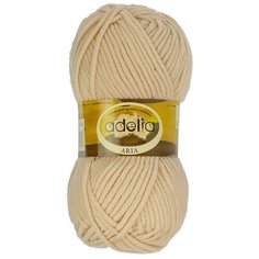 Пряжа Adelia Aria, 100% акрил, 5*100 г, 100+-5 м, №11, светло-бежевая (""ARIA"")