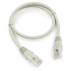 Cablexpert Патч-корд медный UTP PP10-0.5M кат.5, 0.5м, литой, многожильный (серый)