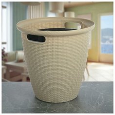 Кашпо InGreen, Сливочный, 33 см х 32.5 см х 32.5 см, 20 л, 1 шт