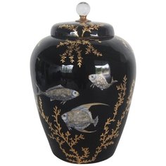 Ваза с крышкой 24x24x34см, Glasar ГЛАСАР