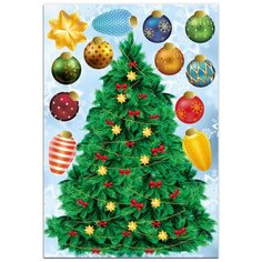 Набор магнитов 145х210 мм Елка игрушки Orlando