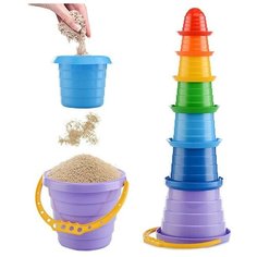 Пирамидка "Сомбреро" 7 эл ниж. часть ведёрко, в пакете (14шт) ТехноК