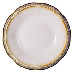 Тарелка суповая Pompeia, диаметр 23 см, объем 0,45 л, цвет кремовый, керамика, Matceramica, MC-G767200495C0280