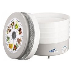 Сушилка для овощей и фруктов Ротор Дива СШ-007-06, 5 поддонов, белый