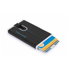 Чехол для кредитных карт Piquadro Blue Square черный натур.кожа (pp4825b2r/n)