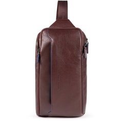 Рюкзак с одной лямкой Piquadro CA5107B2S/TM мужской кожаный коричневый