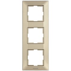 Рамка Panasonic Arkedia Slim (WNTF08132BR-RU) 3x верт.монт. пластик бронза (упак.:1шт)