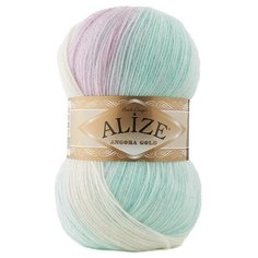 Пряжа Alize Angora gold batik (Ангора Голд Батик) 6620 20% шерсть, 80% акрил 100г 550м 5 шт