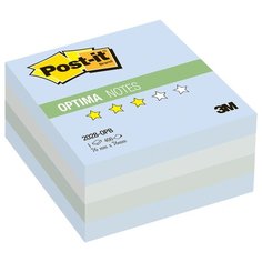 Post-it Блок-кубик Optima, 76х76 мм, 400 штук (2028) зима пастель