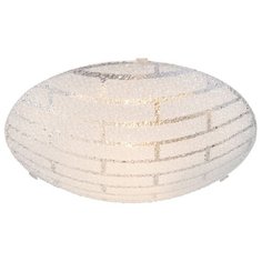 Настенно-потолочный светильник Globo Lighting Calimero 40003, E27, 60 Вт, кол-во ламп: 1 шт., 25 х 25 см, цвет арматуры: серебристый, цвет плафона: белый
