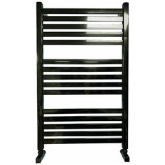 Полотенцесушитель Ника MODERN ЛМ-6 100/50 RAL9005 черный матовый с вентилями (комплект люкс) Nika