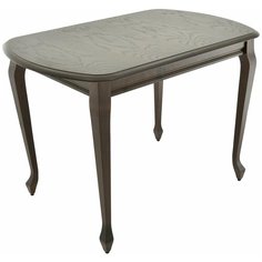 Стол кухонный AURORA (Димитровград) Прага, раскладной, ДхШ: 110 х 70 см, длина в разложенном виде: 140 см, орех темный