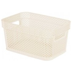 Корзина прямоугольная AJUR 5л Слоновая кость Bran Q