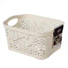 Корзина прямоугольная FIORI 3,3 л Слоновая кость BranQ