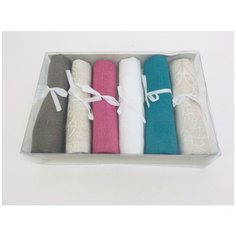 Полотенца кухонные "Лаура", лен, 35х50 см, 6 штук Комус
