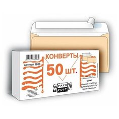 Конверт почтовый Packpost E65, 110x220 мм
