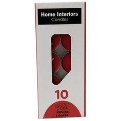 Свеча чайная ароматизированная клюква, 10 шт. Bago Home