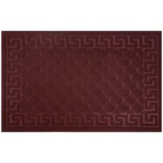 Коврик Inspire Lenzo 50x80 см, полиэфир/резина, цвет бордовый