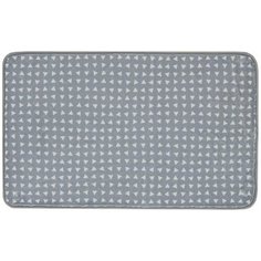 Коврик для ванной комнаты Swensa Cosmo 80x50 см цвет серый