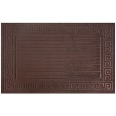 Коврик Inspire Lenzo 50x80 см, полиэфир/резина, цвет коричневый