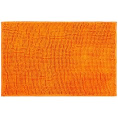 Коврик для ванной комнаты Merci 45х70 см цвет оранжевый Swensa