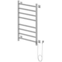 Полотенцесушитель Электрич. кабельный Ника STEP-1 80/40 RAL9016 белый матовый правый тэн Nika