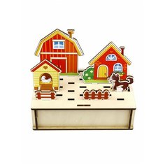Обучающая игра WOODLANDTOYS 151103 Панорама. Ферма