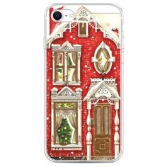 Силиконовый чехол "Пряничный домик" на Apple iPhone SE 2020 / Айфон SE 2020 Case Place