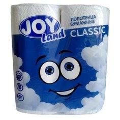 Полотенца бумажные JOY Land Classic двухслойные 2 рул. J.O.Y.