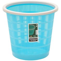 Корзина для бумаг Элластик-Пласт, в ассортименте, 9 л