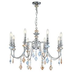 Lucia Tucci Подвесная люстра Lucia Tucci Maya 4450.8 Chrome