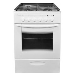 Комбинированная плита Лысьва ЭГ 1/3Г01 МС-2У стеклянная крышка, белый