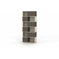 Стеллаж СМ Мебель СУ-2 Млечный/Венге