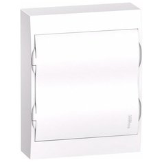 Шкаф навесной Schneider Electric Easy9 на 24 (2x12) модуля с белой дверью с клемниками N+PE