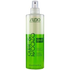 Kapous Studio Professional Oliva & Avocado Двухфазная сыворотка для волос с маслами Авокадо и Оливы, 500 мл